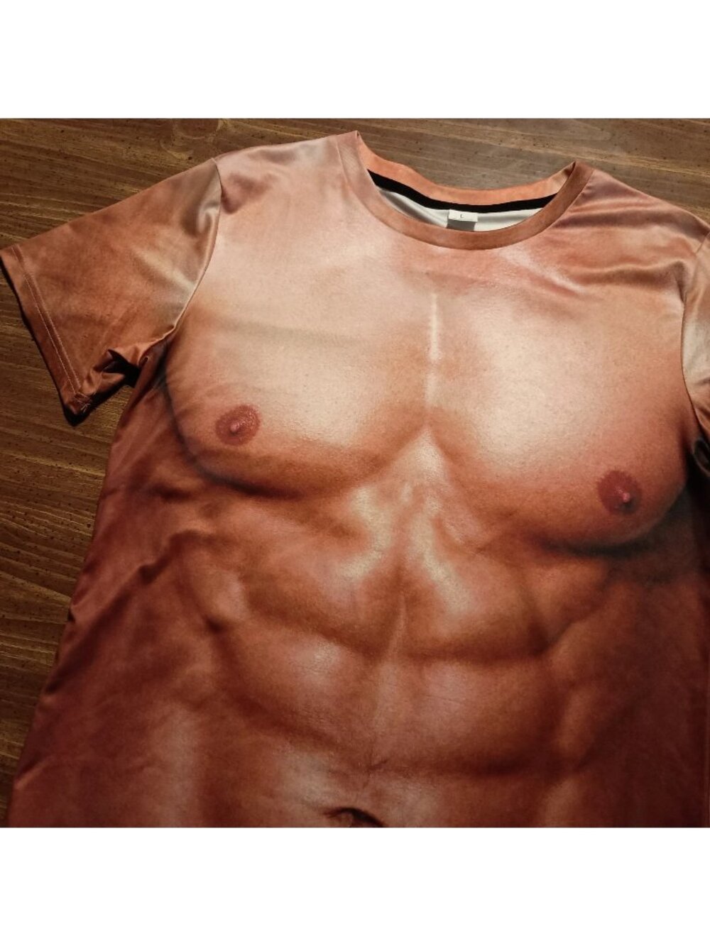 Hot Beach Body T-shirt - Large // Muscle Bod Funny Humor Tee Shirt